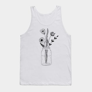 Wildflower Mason Jar Tank Top